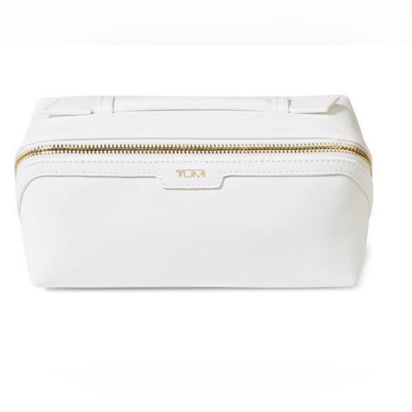 Tumi Cosmetic Bag Small White pouch bag❤️🔥 - Picture 8 of 9